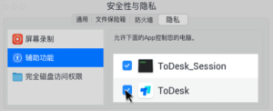 ToDesk权限设置插图